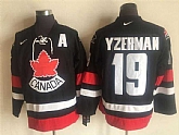 Team Canada Olympic #19 Yzerman Black Nike Stitched NHL Jersey,baseball caps,new era cap wholesale,wholesale hats